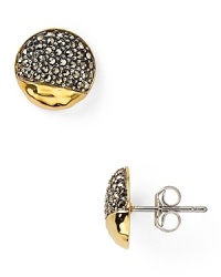 Have a golden moment with this pair of marcasite dipped earrings from Judith Jack. Easy modern, these simple studs shine from desk to dinner. Have a golden moment with this pair of marcasite dipped earrings from Judith Jack. Easy modern, these simple studs shine from desk to dinner.