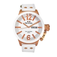 TW Steel Men's CE1036 CEO Canteen White Leather Dial Watch TW Steel Men's CE1036 CEO Canteen White Leather Dial Watch