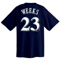 Rickie Weeks Milwaukee Brewers Name and Number T-Shirt Rickie Weeks Milwaukee Brewers Name and Number T-Shirt