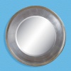 Leaf Finish Round Mirror - 36 diam. in.