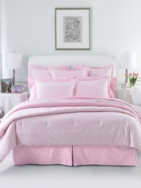 Lauren by Ralph Lauren Bedding; University Pink & White Stripe Oxford Comforter, TWIN Lauren by Ralph Lauren Bedding; University Pink & White Stripe Oxford Comforter, TWIN