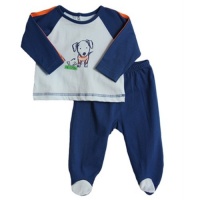 Absorba Baby-Boys Newborn 2-Piece Puppy Footed Pant Set Absorba Baby-Boys Newborn 2-Piece Puppy Footed Pant Set