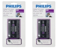 Pack of 2 Philips USA Ph-62050 Cd/mp3/md-to-cassette Adapter 3.5mm Plug Pack of 2 Philips USA Ph-62050 Cd/mp3/md-to-cassette Adapter 3.5mm Plug