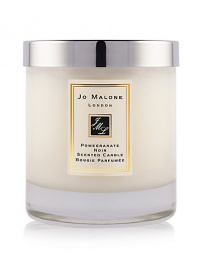 Create a sense of atmosphere with Pomegranate Noir. Home candles infuse the air with an enigmatic blend of pomegranate, raspberry, frankincense and patchouli. About 7½ ounces. Lid included. Create a sense of atmosphere with Pomegranate Noir. Home candles infuse the air with an enigmatic blend of pomegranate, raspberry, frankincense and patchouli. About 7½ ounces. Lid included.