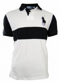 Polo Ralph Lauren Men's Custom Fit Big Pony Stripe Polo Large Polo Ralph Lauren Men's Custom Fit Big Pony Stripe Polo Large