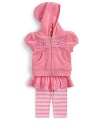 Juicy Couture Baby Hoodie and Leggings with Skirt (18/24)