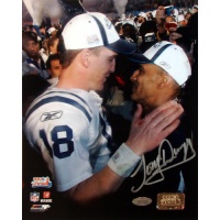 Steiner Sports NFL Tony Dungy SB XLI Close up view with Peyton Manning Autographed 8-by-10-Inch Photograph Steiner Sports NFL Tony Dungy SB XLI Close up view with Peyton Manning Autographed 8-by-10-Inch Photograph