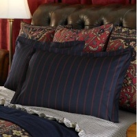 Ralph Lauren Exclusive Limited Poets' Society European Stripe Wool Sham Ralph Lauren Exclusive Limited Poets' Society European Stripe Wool Sham
