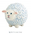 Gorham Merry Go Round Little Boy Sheep Bank, Blue