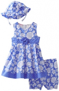 Nannette Baby-Girls Infant Floral Printed Poplin Dress and Matching Panty Set, Birdie Blue, 18 Months Nannette Baby-Girls Infant Floral Printed Poplin Dress and Matching Panty Set, Birdie Blue, 18 Months