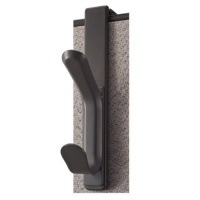 Officemate Over the Panel Double Door Hooks, Charcoal (22005) Officemate Over the Panel Double Door Hooks, Charcoal (22005)