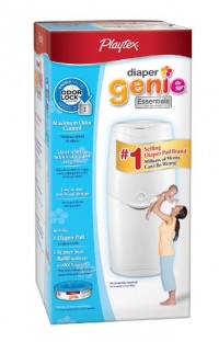 Diaper Genie Essentials Diaper Disposal Pail with 100 Count Starter Refill Diaper Genie Essentials Diaper Disposal Pail with 100 Count Starter Refill
