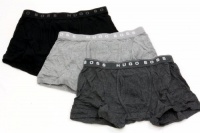 Boss By Hugo Boss Men's Boxer Brief 100% Cotton 3-Pk Black Assorted Underwear (Extra Large) Boss By Hugo Boss Men's Boxer Brief 100% Cotton 3-Pk Black Assorted Underwear (Extra Large)