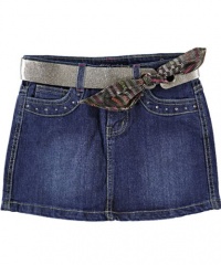 Rocawear Belle Isle Denim Skirt (Sizes 4 - 6X) - dark denim, 6 Rocawear Belle Isle Denim Skirt (Sizes 4 - 6X) - dark denim, 6