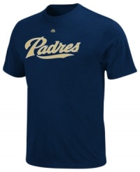 Team up! Get into the spirit of the season by supporting your San Diego Padres with this MLB t-shirt from Majestic. Team up! Get into the spirit of the season by supporting your San Diego Padres with this MLB t-shirt from Majestic.