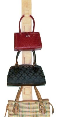 Master Craft Handbag Hangup Double-Sided Purse Organizer, Tapioca Master Craft Handbag Hangup Double-Sided Purse Organizer, Tapioca