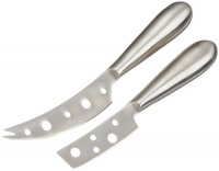 Prodyne K-7-S Stainless Steel Cheese Knives with Open Surface Blade, Set of 2 Prodyne K-7-S Stainless Steel Cheese Knives with Open Surface Blade, Set of 2