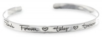 Sterling Silver Friends Forever Today Tomorrow Always Cuff Bracelet Sterling Silver Friends Forever Today Tomorrow Always Cuff Bracelet