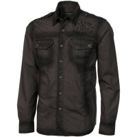 Affliction Wheelman Long Sleeve Button-Up Shirt - Military Green Affliction Wheelman Long Sleeve Button-Up Shirt - Military Green