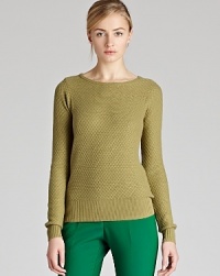 A lovely, lightweight REISS sweater arrives this season in a classic shape with a contemporary twist thanks to its unique diamond micro texture.