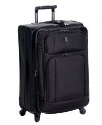 You're flying with the lightweight appeal and convenience of this case. Four 360-degree spinners respond to the simple flick of your wrist, while built-in organizational pockets and an add-a-bag strap let you add on more without feeling weighed down. Limited lifetime warranty. You're flying with the lightweight appeal and convenience of this case. Four 360-degree spinners respond to the simple flick of your wrist, while built-in organizational pockets and an add-a-bag strap let you add on more without feeling weighed down. Limited lifetime warranty.