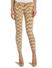7 For All Mankind Women's Ikat Cropped Skinny Jean in Toffee 7 For All Mankind Women's Ikat Cropped Skinny Jean in Toffee