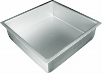 Fat Daddio's Anodized Aluminum Square Cake Pan, 10 Inch x 10 Inch x 2 Inch Fat Daddio's Anodized Aluminum Square Cake Pan, 10 Inch x 10 Inch x 2 Inch