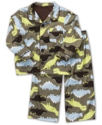 Dig a sweet style. Dinos or doggies, he'll love the sweet prints on his favorite new pajama set from Carter's. Dig a sweet style. Dinos or doggies, he'll love the sweet prints on his favorite new pajama set from Carter's.