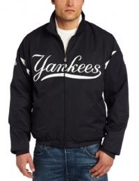 MLB New York Yankees Thermabase Full Zip Premier Home Jacketidnight Navy/White MLB New York Yankees Thermabase Full Zip Premier Home Jacketidnight Navy/White