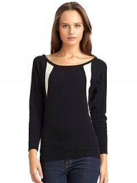 THE LOOKBoatneckLong sleevesPullover styleRibbed hemTHE FITAbout 23 from shoulder to hemTHE MATERIALWool/CashmereCARE & ORIGINDry cleanImportedModel shown is 5'11 (177cm) wearing US size Small. THE LOOKBoatneckLong sleevesPullover styleRibbed hemTHE FITAbout 23 from shoulder to hemTHE MATERIALWool/CashmereCARE & ORIGINDry cleanImportedModel shown is 5'11 (177cm) wearing US size Small.