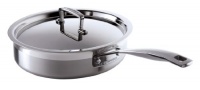 Le Creuset Tri-Ply Stainless Steel 3-Quart Covered Saute Pan Le Creuset Tri-Ply Stainless Steel 3-Quart Covered Saute Pan