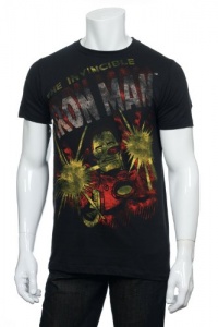 Marvel Men's Black Hawaiian T-Shirt Marvel Men's Black Hawaiian T-Shirt