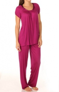 Midnight by Carole Hochman Women's Satin Embrace Pajama Midnight by Carole Hochman Women's Satin Embrace Pajama