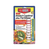 Bayer 701710A 2-in-1 Insect Protection with Fertilizer Plant Spikes Bayer 701710A 2-in-1 Insect Protection with Fertilizer Plant Spikes