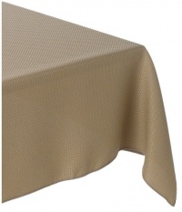 Bardwil Cobblestone 60-inch By 102-inch Oblong / Rectangle Tablecloth, Barley