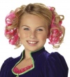 Pink Curly Clips Hair Pieces