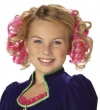 Pink Curly Clips Hair Pieces