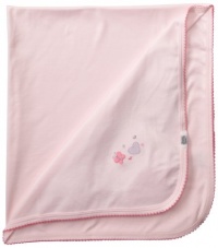Noa Lily Baby-Girls Newborn Blanket with Butterfly Embroidery, Pink, One Size Noa Lily Baby-Girls Newborn Blanket with Butterfly Embroidery, Pink, One Size