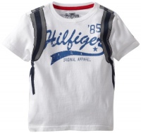 Tommy Hilfiger Boys 2-7 Short Sleeves Gerald Tee, White, 05 Regular Tommy Hilfiger Boys 2-7 Short Sleeves Gerald Tee, White, 05 Regular