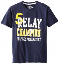 Tommy Hilfiger Boys 8-20 Short Sleeve Bernard Tee, Swim Navy, Large Tommy Hilfiger Boys 8-20 Short Sleeve Bernard Tee, Swim Navy, Large