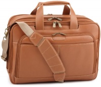 Hartmann Belting Leather Triple Compartment Expandable Brief,Natural,One Size Hartmann Belting Leather Triple Compartment Expandable Brief,Natural,One Size