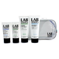 Lab Series Deluxe Shave Set: Face Scrub 100ml + Shave Cream 100ml + Post Shave 50ml + Moisture Gel 50ml + Bag 4pcs+1bag Lab Series Deluxe Shave Set: Face Scrub 100ml + Shave Cream 100ml + Post Shave 50ml + Moisture Gel 50ml + Bag 4pcs+1bag