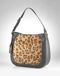 Get spotted. This leather and calf hair hobo from Lauren Ralph Lauren flaunts exotic allure with wildly practical proportions. Get spotted. This leather and calf hair hobo from Lauren Ralph Lauren flaunts exotic allure with wildly practical proportions.