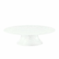 Lenox Opal Innocence Carved 11-1/4-Inch Large Footed Cake Plate Lenox Opal Innocence Carved 11-1/4-Inch Large Footed Cake Plate