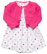 Carter's 2-pc. Pink Polka Dot Dress Set FUCHSIA 6 Mo Carter's 2-pc. Pink Polka Dot Dress Set FUCHSIA 6 Mo