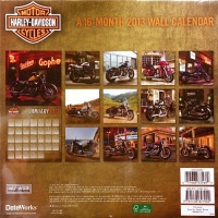 (12x12) Harley-Davidson 16-Month 2013 Wall Calendar (12x12) Harley-Davidson 16-Month 2013 Wall Calendar