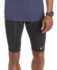 From track to field, court to street, start your workout right with Nike's moisture-wicking compression shorts, designed for a snug athletic fit that's perfect for layering or on their own. From track to field, court to street, start your workout right with Nike's moisture-wicking compression shorts, designed for a snug athletic fit that's perfect for layering or on their own.