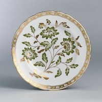 Royal Crown Derby has produced only the finest English bone china for over 250 years. Derby Panel Green is adorned with intricate green and gold floral designs that feel fresh, rich, and timeless. Royal Crown Derby has produced only the finest English bone china for over 250 years. Derby Panel Green is adorned with intricate green and gold floral designs that feel fresh, rich, and timeless.