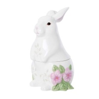 Lenox Butterfly Meadow Figural Bunny Sugar Bowl Lenox Butterfly Meadow Figural Bunny Sugar Bowl