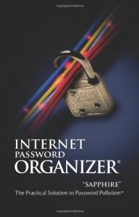 Internet Password Organizer: Sapphire Internet Password Organizer: Sapphire
